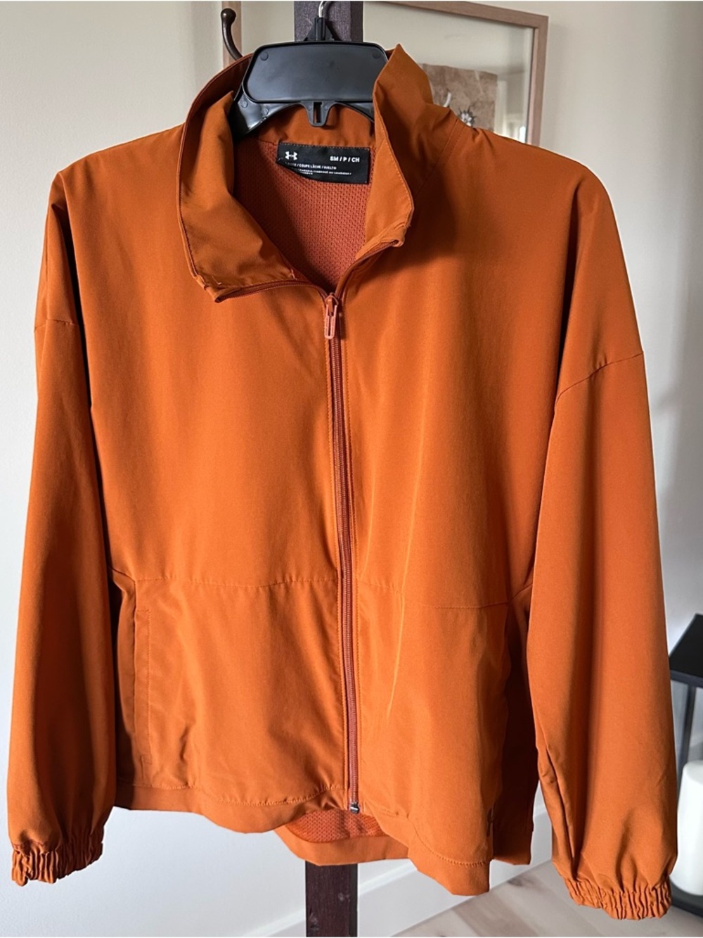 Under Armour Women’s Orange Lightweight Full-Zip Shirt Jacket
